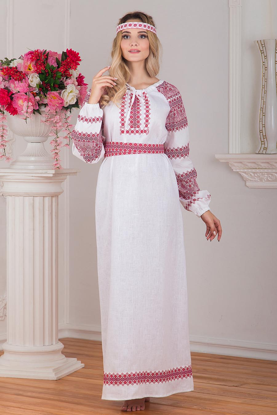 A playful frame from Women in Slavic costumes — online in Kashgar